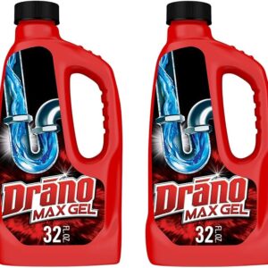 Drano Max Gel Clog Remover 32 oz (Pack of 2) - Unscented - DRAIN_OPENER_SUBSTANCE - Liquid